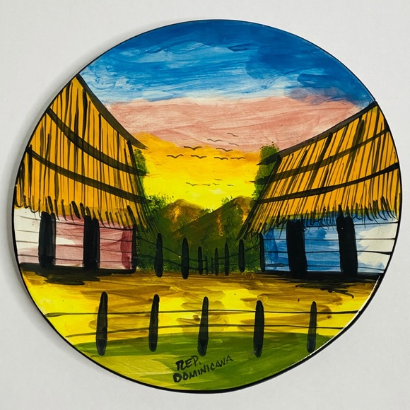 Other - Republica Domimicana 13” Wall Colorful Decor Plate